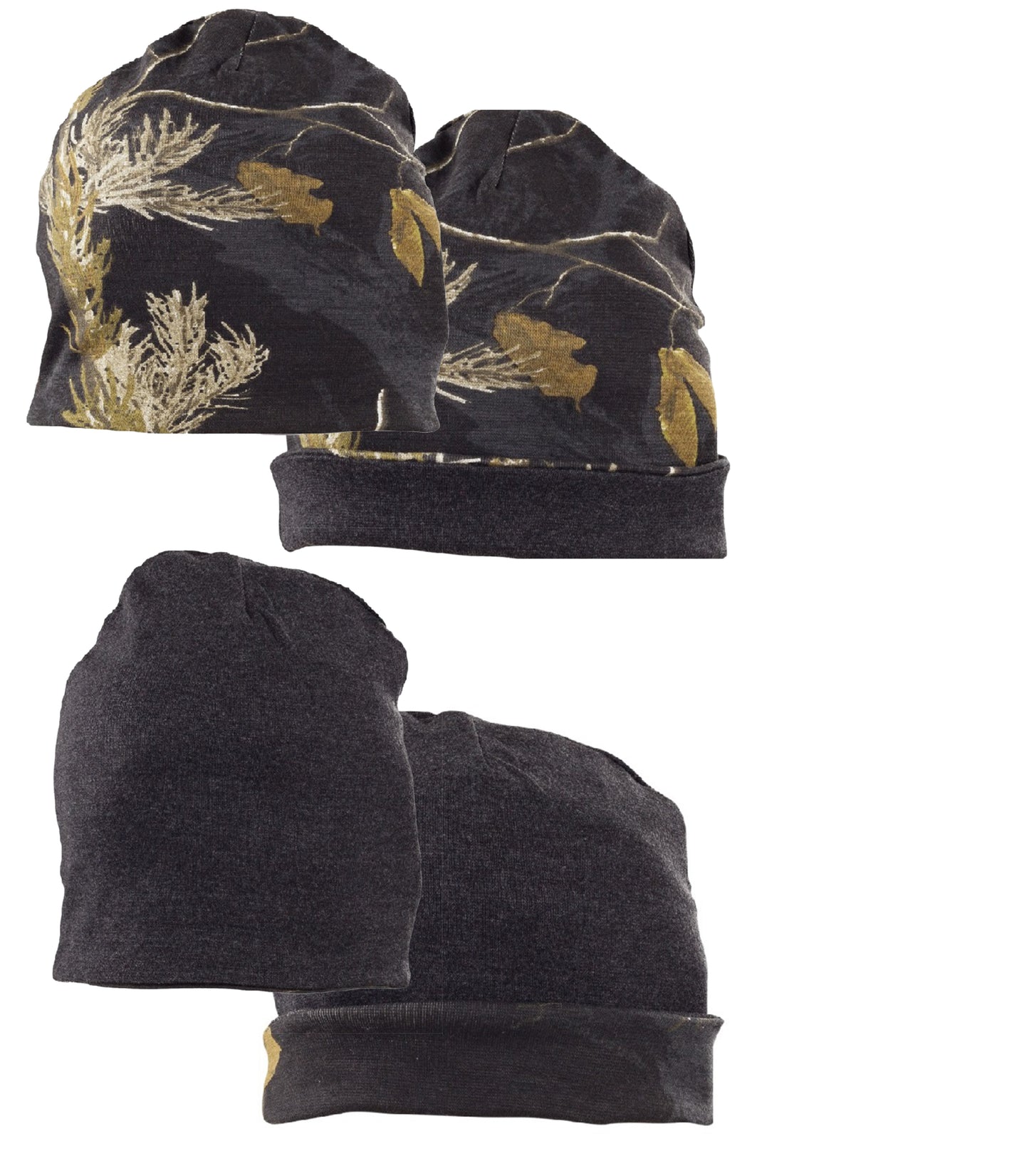 Men's Reversible Beanie in Realtree AP Black Camo Print