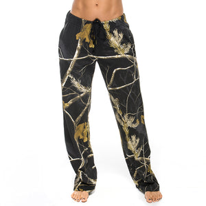 Ladies Lounge Pants in Realtree AP Black Camo Print – Mooselander Apparel